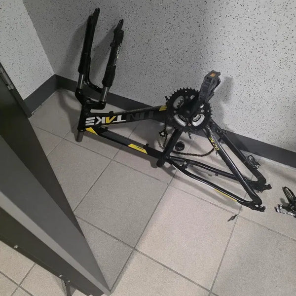 [BUNJANG] MTB Frame - Black and Yellow / mtb프레임
