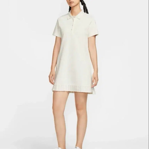 [BUNJANG] Nike Golf Polo Dress Ivory / (택O 새상품) 나이키 골프 폴로 원피스 아이보리