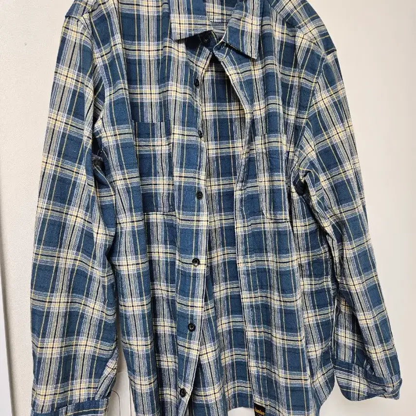 [BUNJANG] XXL Cotton Tartan Check Work Shirt / 깨끗한 체크 워크셔츠 XXL(실착 103), 실착 5회