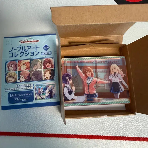 [BUNJANG] Gakumasu Idolmaster Noblart Acrylic Block Sena Ume Misuzu / 가쿠마스 학원아이돌마스터 노블아트 코롯타 아크릴블럭 세나 우메 미스즈