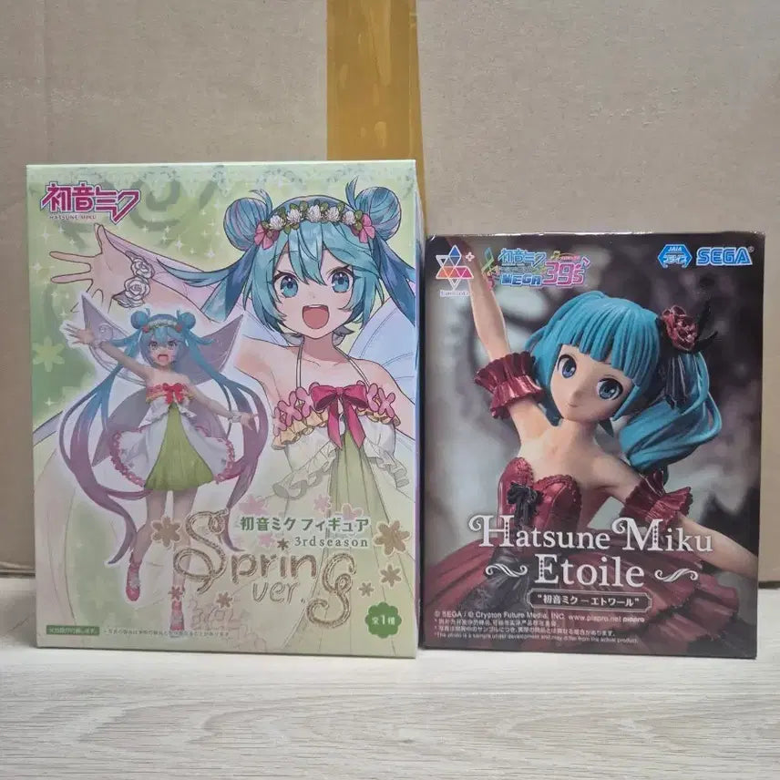 [BUNJANG] Taito Sega Hatsune Miku 2-Type Figure Bundle Set (Sealed) / (미개봉/택포3.2)타이토 세가 하츠네 미쿠 피규어 2종 일괄