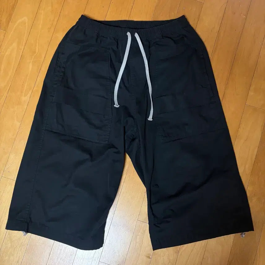 [BUNJANG] Polerouter Human Index Human 7 Cut Hunter Cargo Pants Black / [2] 폴리테루 휴먼인덱스 휴먼 7컷 헌터 카고 팬츠 블랙