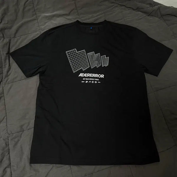 [BUNJANG] Ader Error T-Shirt Black / 아더에러 반팔티 블랙