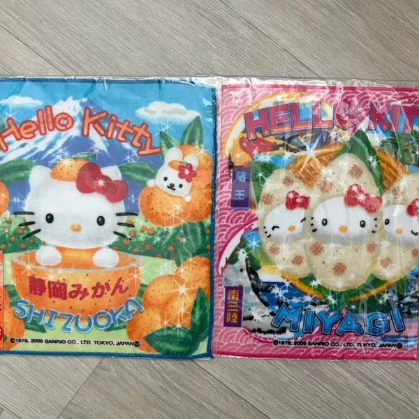 [BUNJANG] Vintage Hello Kitty Handkerchief Set / 고전 헬로키티 손수건