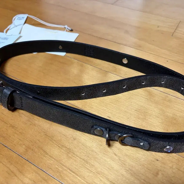 [BUNJANG] Politeur Leather Belt 002 Gemstone / 폴리테루 레더 벨트 002 젬스톤
