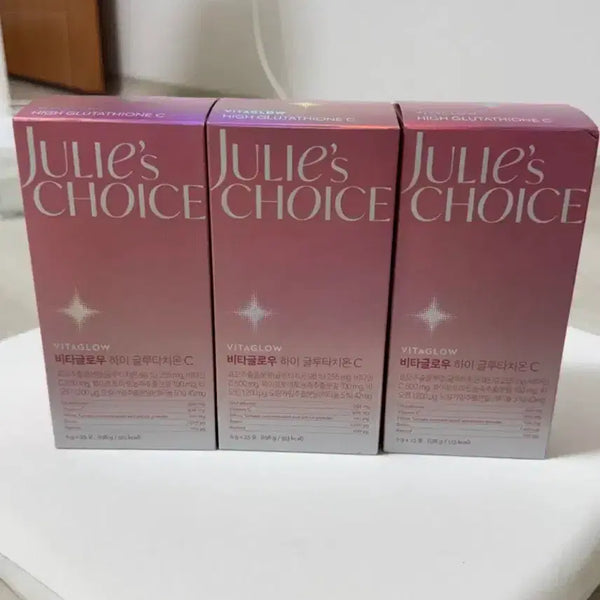 [BUNJANG] Julie's Choice Vita Glow High Glutathione C (3 Pack) / 줄리스 초이스 비타글로우 하이 글루타치온 C 3개