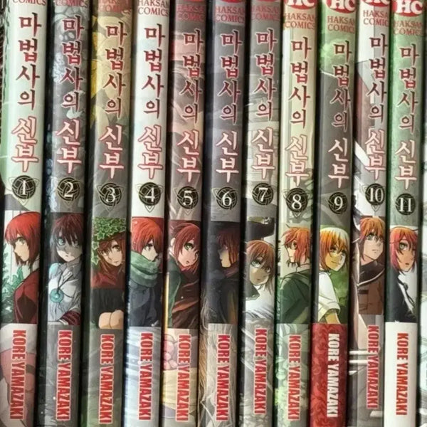 [BUNJANG] The Ancient Magus' Bride Complete Manga Set Volumes 1-11 (Includes Sealed Volumes) / [택포] 마법사의 신부 만화책 1~11권 미개봉 포함