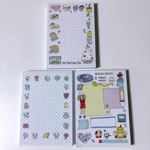 [BUNJANG] YAO Memo Pad Set - Floral Bird Design / YAO 메모지 소분 샤오홍슈 선원버드 해외스티커 해외마테 타오바오 떡메띵 떡메믹스
