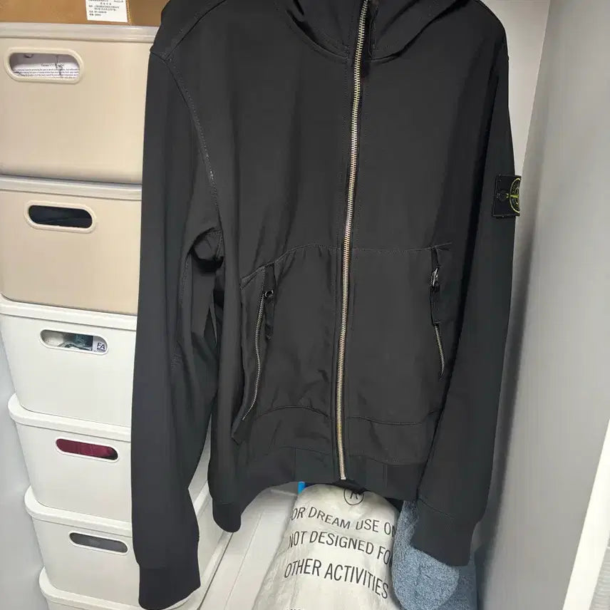 [BUNJANG] Stone Island Soft Shell Jacket Black S / [새상품급] 스톤아일랜드 소프트 쉘