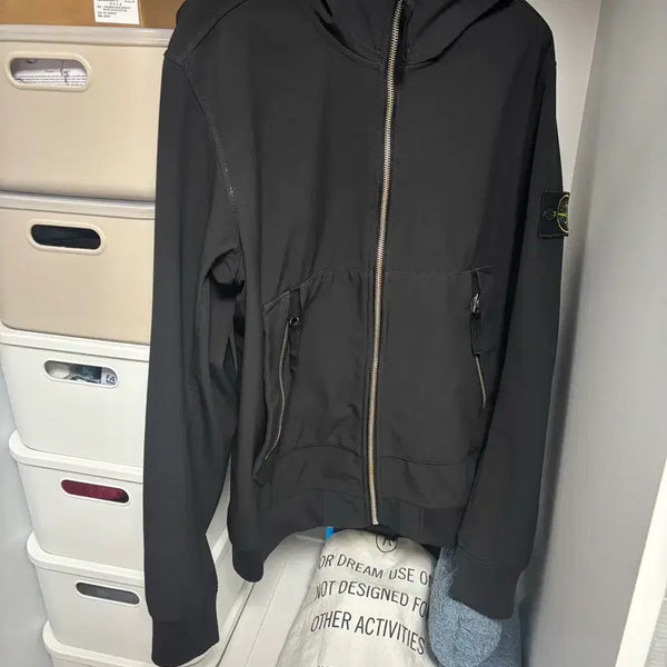 [BUNJANG] Stone Island Soft Shell Jacket Black S / [새상품급] 스톤아일랜드 소프트 쉘
