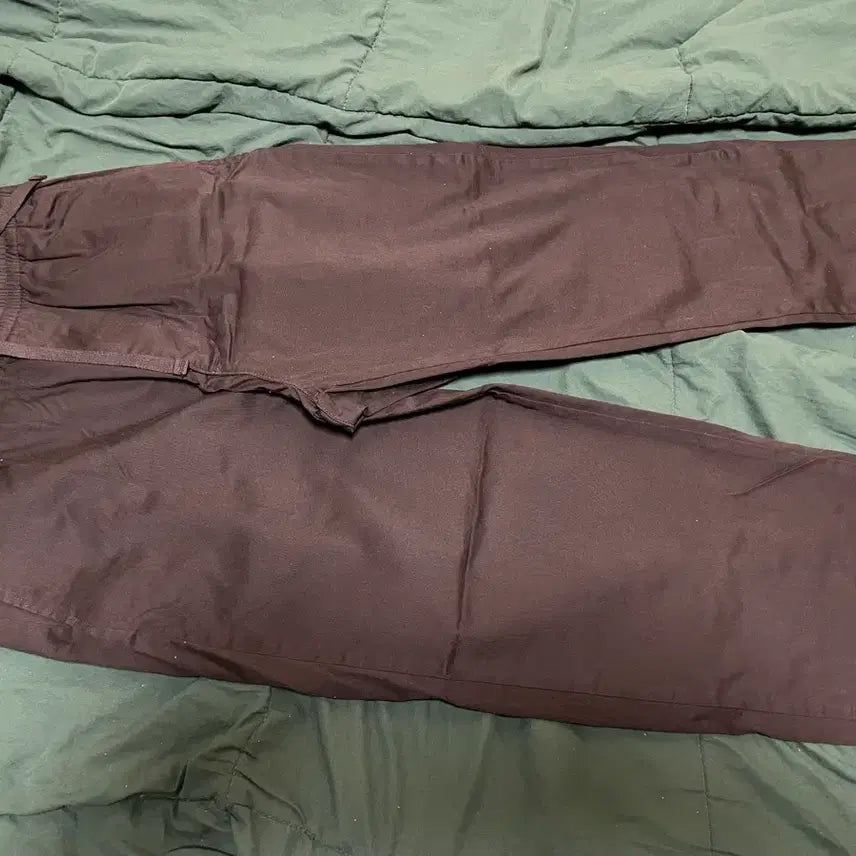 [BUNJANG] Stretch Easy Ankle Pants - Dark Brown / 스트레치이지앵클팬츠 M