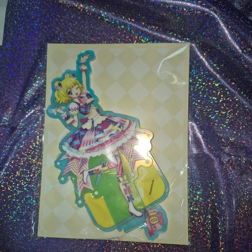 [BUNJANG] Pripara Mirei 10th Anniversary Pop-up Hologram Acrylic Stand / (미개봉) 프리파라 미래 10주년 팝업 홀로그램 아크릴 스탠드