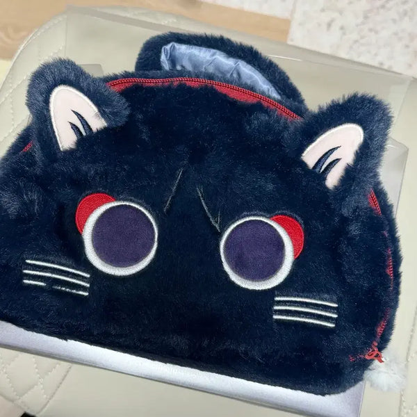 [BUNJANG] Genshin Impact Scaramouche Wanderer Cat Pouch Bag / 원신 방랑자 스카라무슈 고양이 파우치 가방