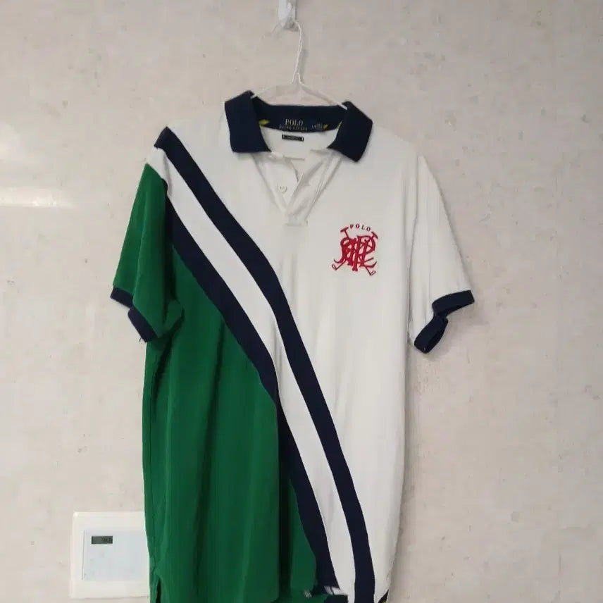 [BUNJANG] Polo Ralph Lauren Colorblock Short Sleeve Polo Shirt Men's / 폴로 랄프로렌 배색 반팔 카라티 남성