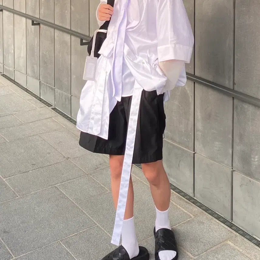 [BUNJANG] RBU Oversized Layered Shirt / rbu - 오버핏 레이어드 셔츠 / 알비유
