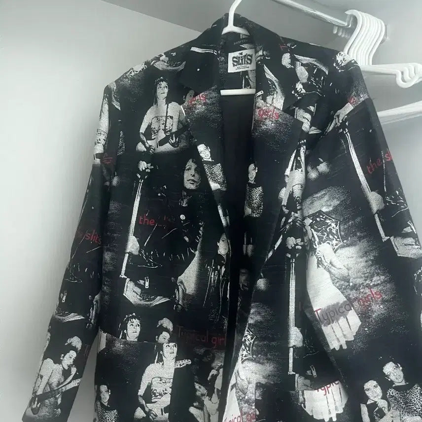 [BUNJANG] Hysteric Glamour x The Slits Printing Blazer / 히스테릭글래머 x 더 슬리츠 프린팅 블레이저