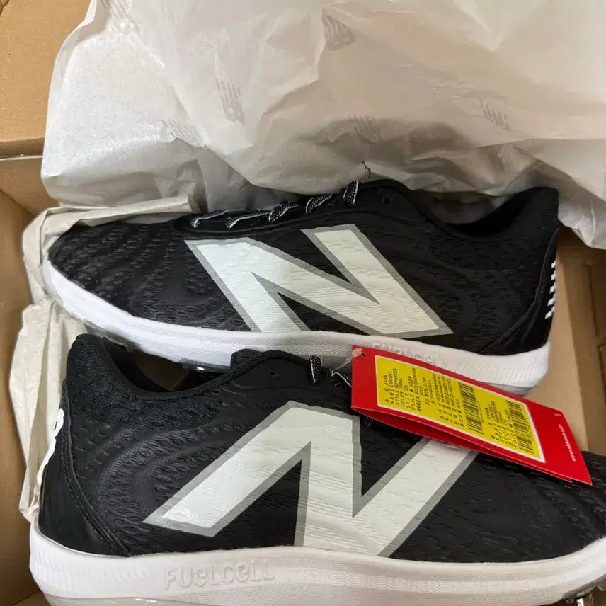[BUNJANG] New Balance Baseball Cleats L4040BK7 Black / 뉴발란스 야구화