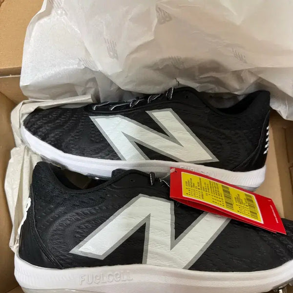 [BUNJANG] New Balance Baseball Cleats L4040BK7 Black / 뉴발란스 야구화