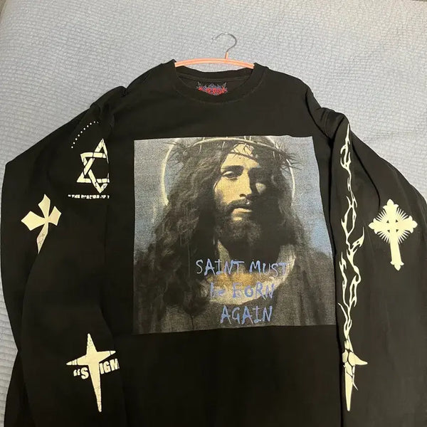 [BUNJANG] Ourpas Long Sleeve T-Shirt / [L] ourpas 롱슬리브