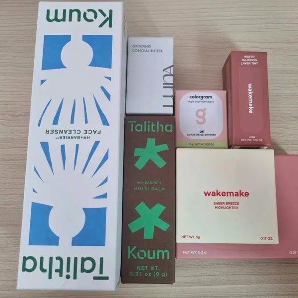 [BUNJANG] WakeMake Colorgram Luna Taltdaqum Cosmetics Set / [새상품] 코덕 화장품 세트 웨이크메이크 컬러그램 루나 탈리다쿰