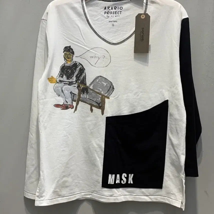 [BUNJANG] Series Men's Collaboration T-Shirt / SERIES; 시리즈 남성 티셔츠 (새상품)