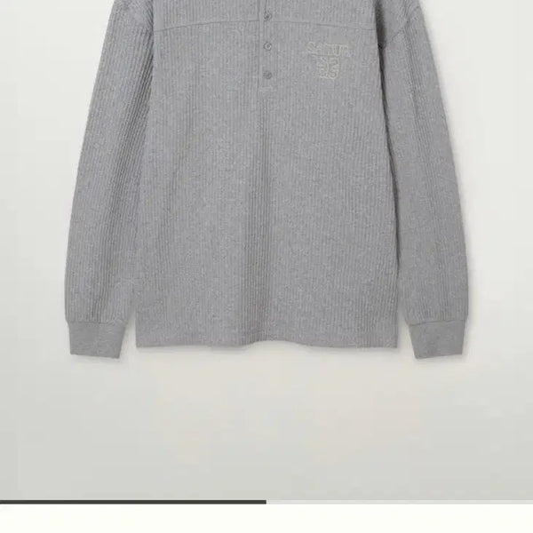 [BUNJANG] Setter Button Knit Grey / 세터 버튼 니트 그레이