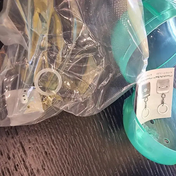 [BUNJANG] San-X Monokurobu White Pig Meshiirushi Gacha Keyring / 산엑스 메지루시 가챠 흰돼지 모노쿠로부