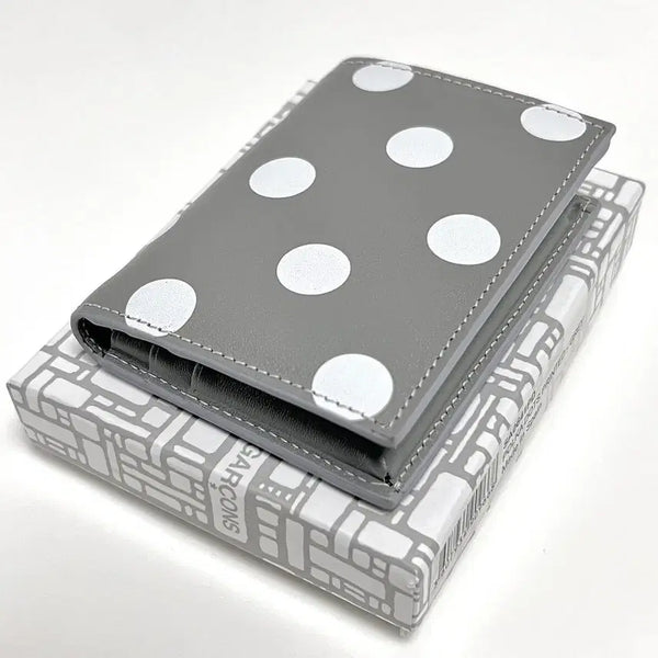 [BUNJANG] Comme des Garçons Polka Dot Wallet Grey / [새제품]꼼데가르송 폴카도트 지갑 <그레이>