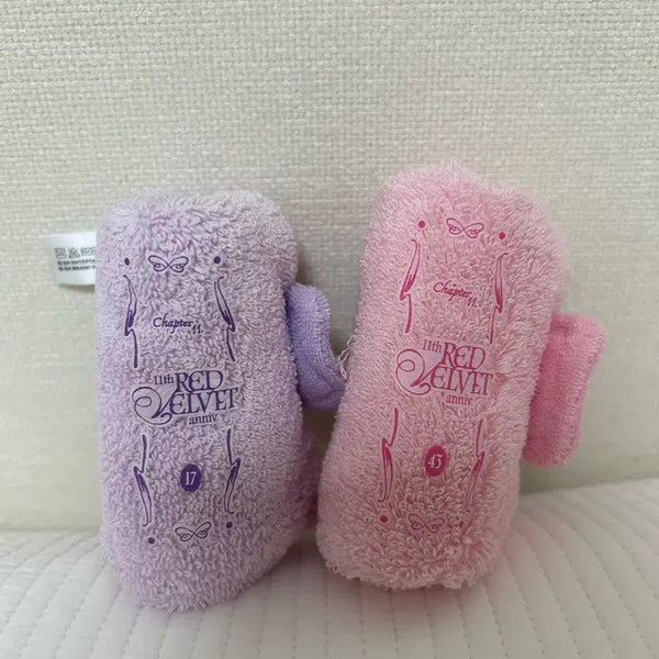 [BUNJANG] Red Velvet 11th Anniversary Goods Towel Keychain / 레드벨벳 11주년 굿즈 타올북키링