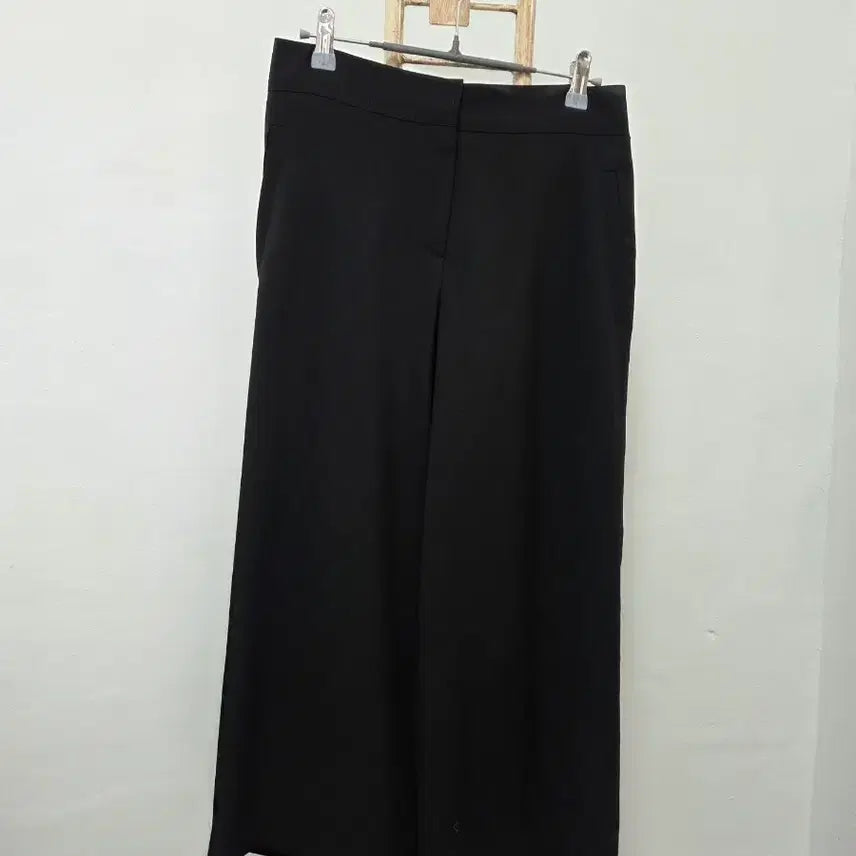 [BUNJANG] CC Collect Wide Leg Trousers Black / 씨씨콜렉트  여름 와이드바지