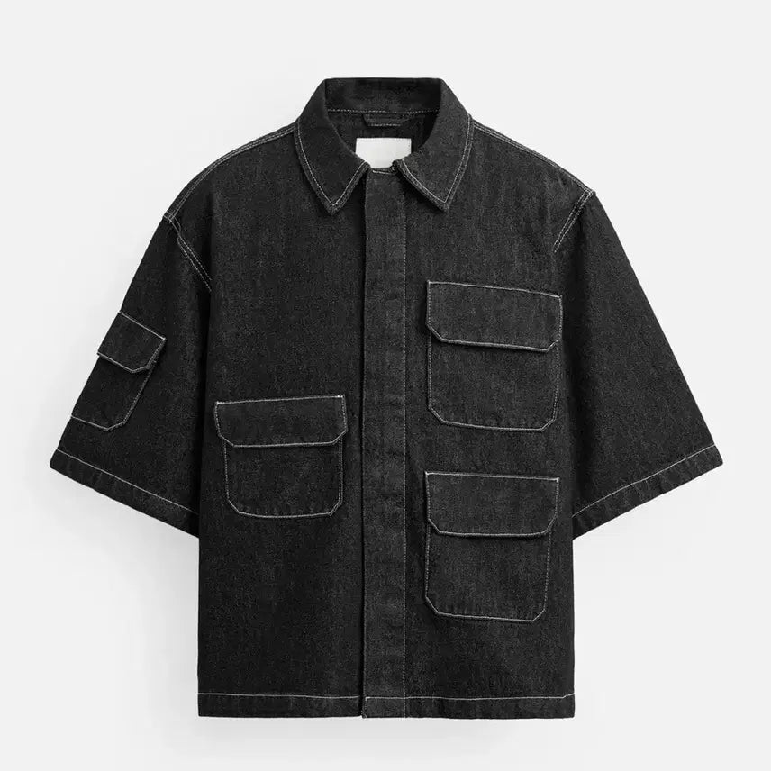 [BUNJANG] Zara Pocket Denim Jacket XL / zara 포켓 데님 자켓 XL