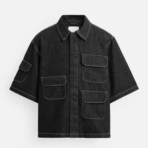 [BUNJANG] Zara Pocket Denim Jacket XL / zara 포켓 데님 자켓 XL