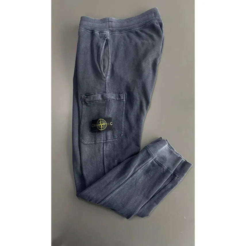 [BUNJANG] Stone Island Garment Dyed Logo Patch Jogger Pants Size M / [M] 스톤아일랜드 가먼트다잉 와펜 조거 팬츠
