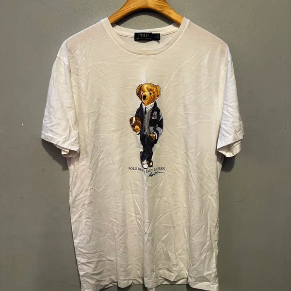 [BUNJANG] Polo Ralph Lauren Authentic Teddy Bear Short Sleeve T-Shirt / 폴로랄프로렌 정품 곰돌이반팔티