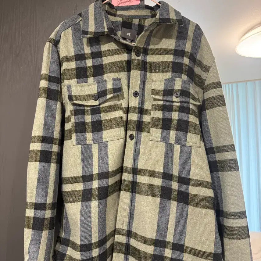 [BUNJANG] H&M Checked Shirt Jacket / [M] H&M 체크 셔츠 자켓