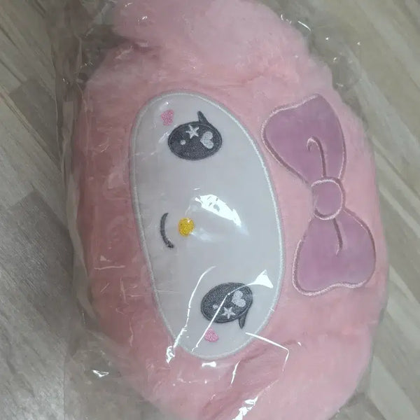 [BUNJANG] My Melody Face Faux Fur Shoulder Bag / 마이멜로디 페이스 퍼 가방 숄더백