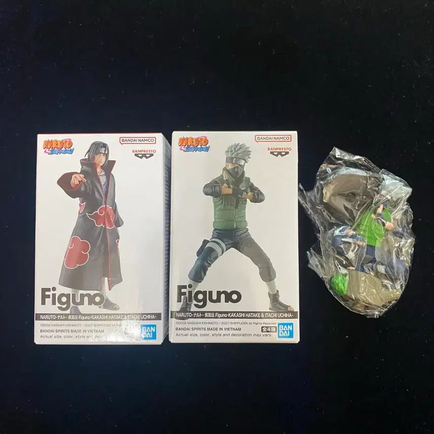 [BUNJANG] Naruto Figuarts Kakashi & Itachi 2-Figure Set (Sealed) / 나루토 figuno 카카시, 이타치 2종 미개봉 + 사은품