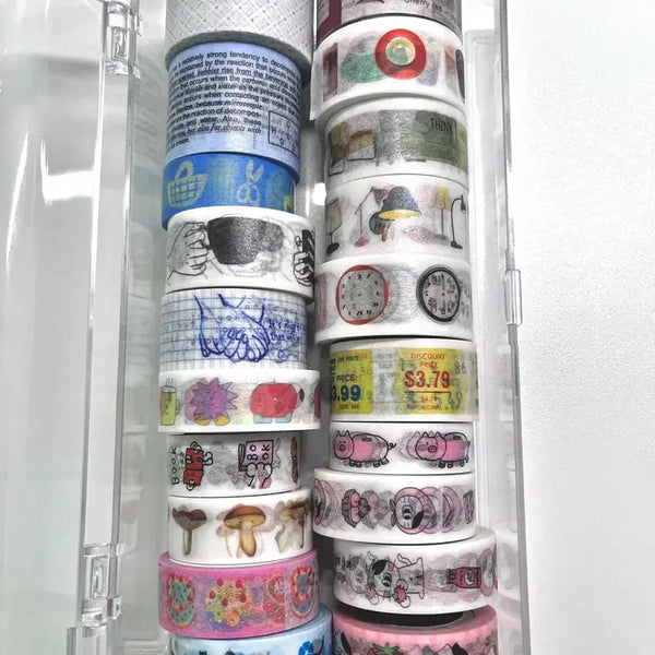 [BUNJANG] Masking Tape Bundle Set (20 Types) / *20종* oab, 그럼사라, 키키메이드 등 마스킹테이프 통마테 일괄