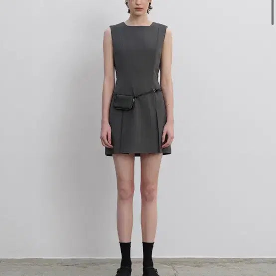 [BUNJANG] Atelier Nine One-Piece Dress with Belt Set / 아틀리에나인 원피스