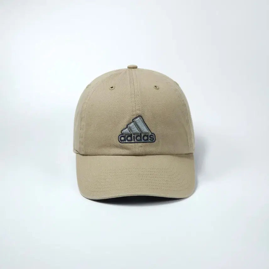 [BUNJANG] Adidas Beige Vintage Baseball Cap / 아디다스 베이지 빈티지 볼캡 모자