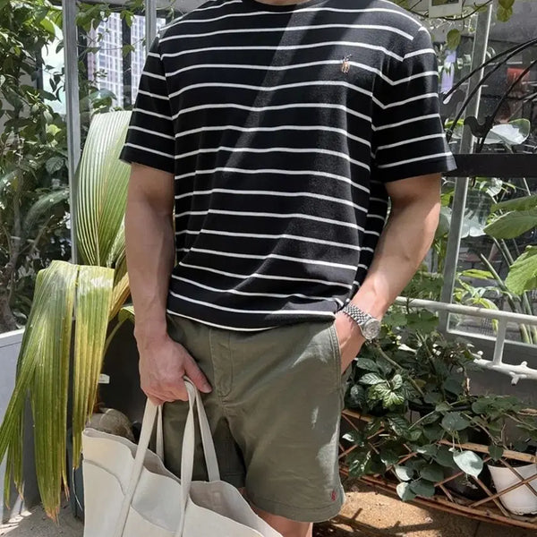 [BUNJANG] Polo Ralph Lauren Striped Short Sleeve T-Shirt / 폴로 스트라이프 반팔티