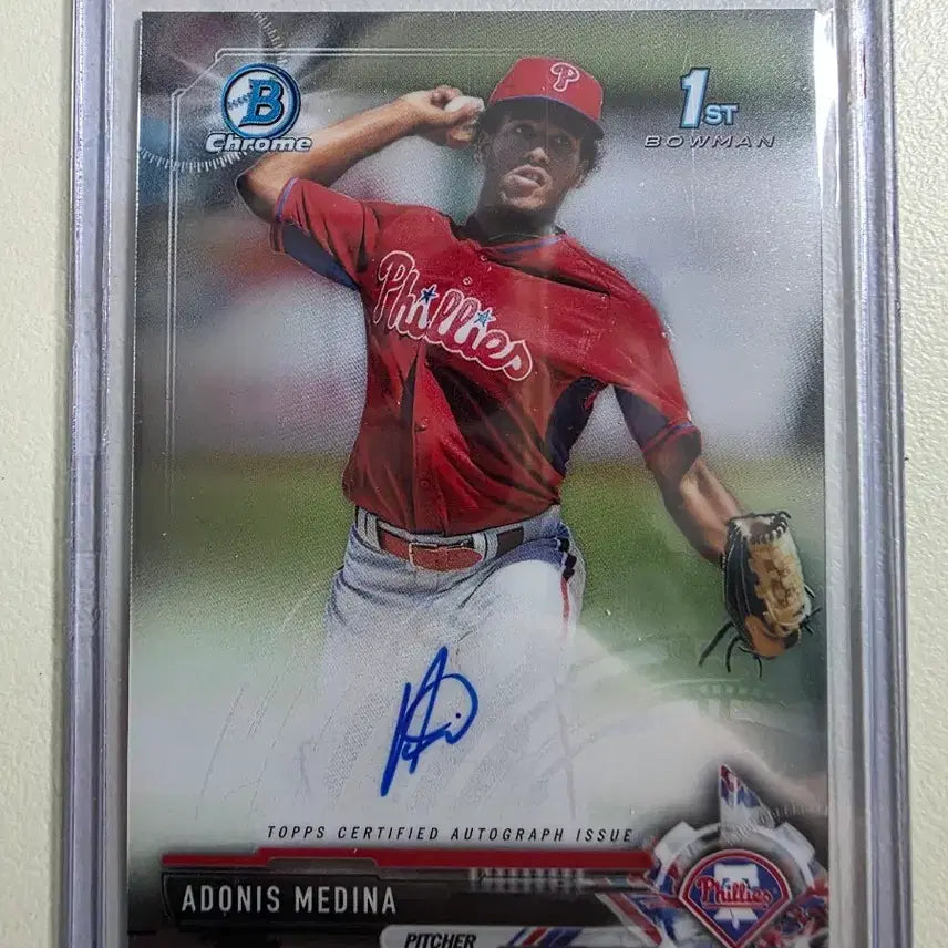 [BUNJANG] Adonis Medina 2017 Kia Tigers Autographed Baseball Card / 2017 mlb 아도니스 메디나 기아타이거즈 외국인선수 친필오토카드