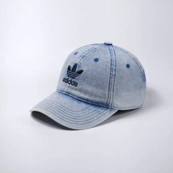 [BUNJANG] Adidas Trefoil Vintage Denim Ball Cap / 아디다스 데님 트레포일 빈티지 볼캡 모자