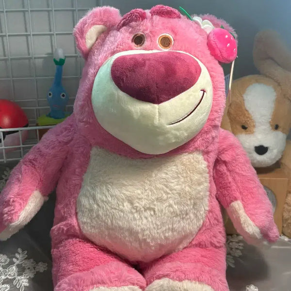 [BUNJANG] Disney Pixar Toy Story Lotso Bear Pink Strawberry Plush Bag Charm / 토이스토리 랏소 베어 핑크 인형(정품)