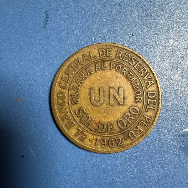 [BUNJANG] 1962 Peru 1 Sol Coin / 페루 1 솔드 1962년 주화