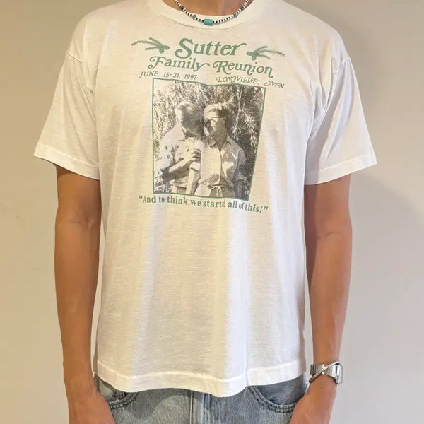 [BUNJANG] 1990s USA Sutter Family Reunion Souvenir T-Shirt / 90s USA Sutter 빈티지 티셔츠