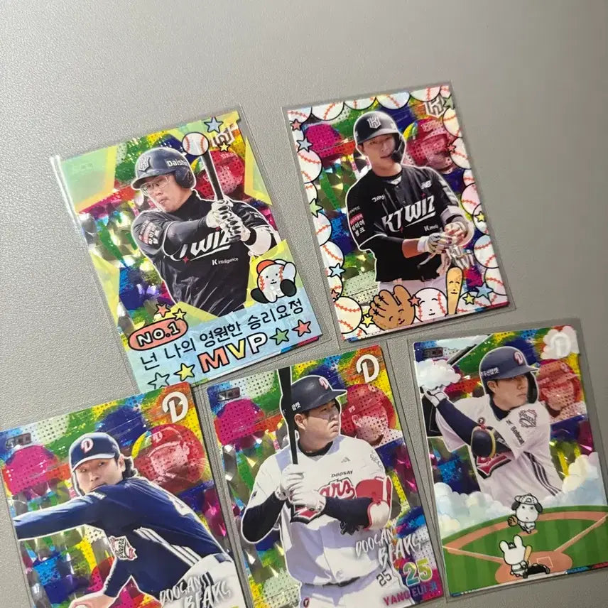 [BUNJANG] 2026 KBO Baseball Cards Parallel (Doosan Bears, KT Wiz) / 2026 KBO카드 페러렐(두산, KT)