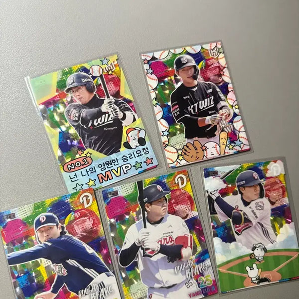 [BUNJANG] 2026 KBO Baseball Cards Parallel (Doosan Bears, KT Wiz) / 2026 KBO카드 페러렐(두산, KT)