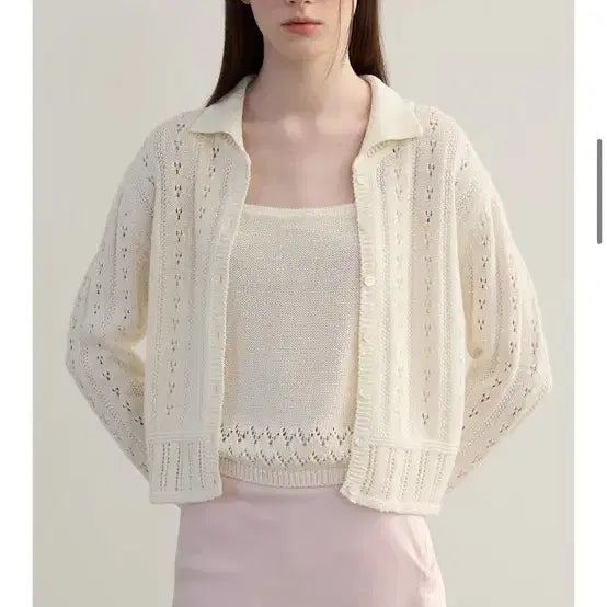 [BUNJANG] TUDMENT Cardigan and Sleeveless Set / 튜드먼트 가디건,슬리브리스 세트