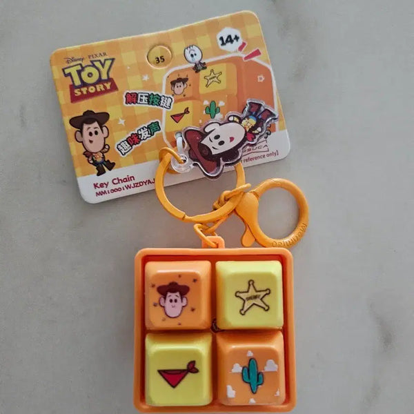 [BUNJANG] Toy Story Woody LED Keycap Keyring / (새상품) 토이스토리 우디 Led 키캡 키링
